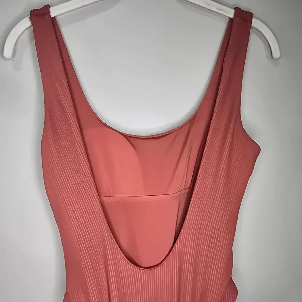 Vitamin-A Women's Pink and Orange Swimsuit-one-piece